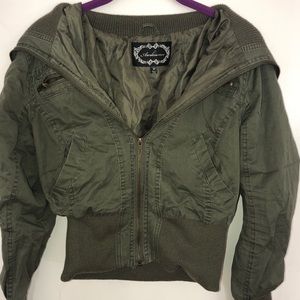 Fashion Nova / Ambiance Olivia Green Bomber Medium